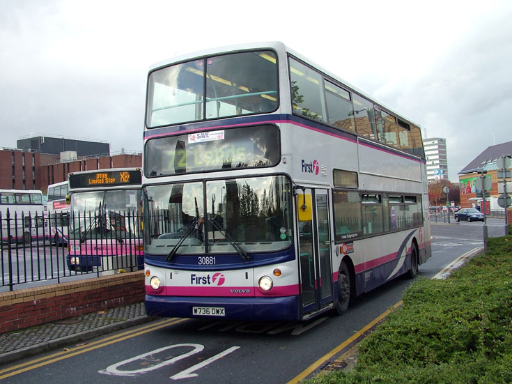 First Volvo double deck bus 30881
