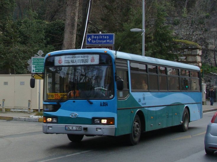 Hyundai bus in Istanbul, Turkey