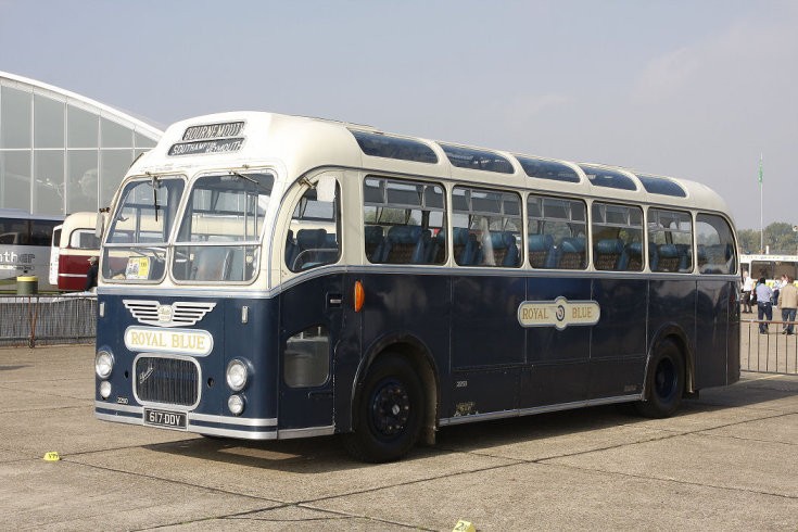 Classic Bristol MW bus of Royal Blue