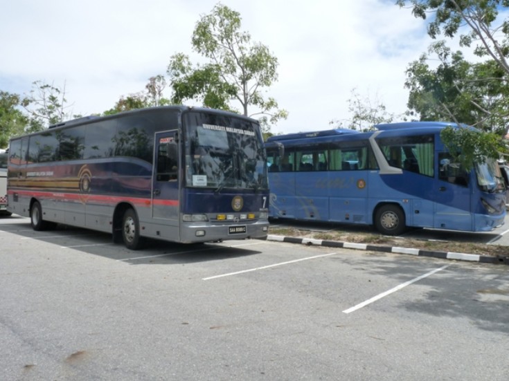 Hino and Scania Irizar coaches