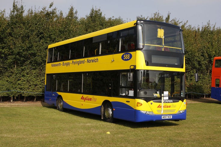 Scania double deck bus at Showbus 2008