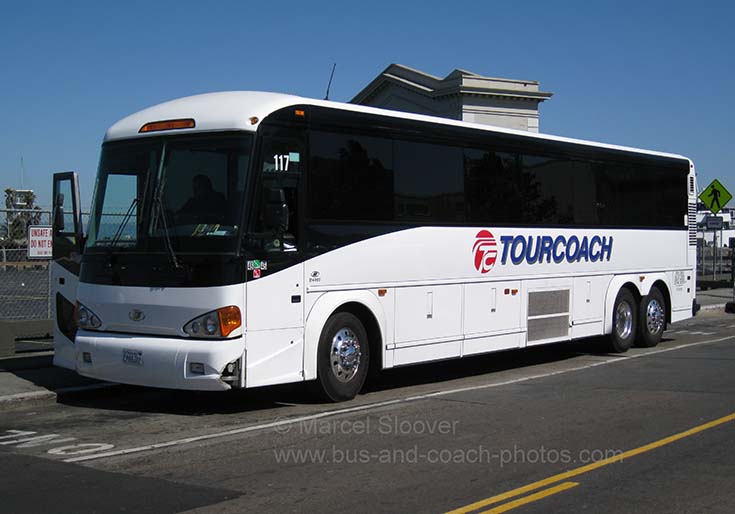 Tourcoach bus Fishermans Wharf