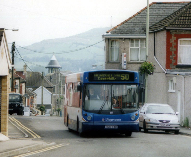 Stagecoach MAN bus line 50 Newport via Caerphilly
