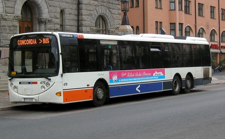Concordia tri axle bus