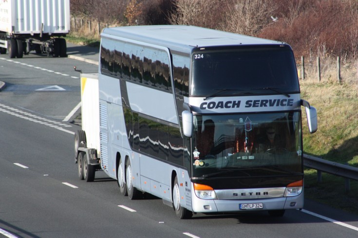 German Double Deck Setra coach