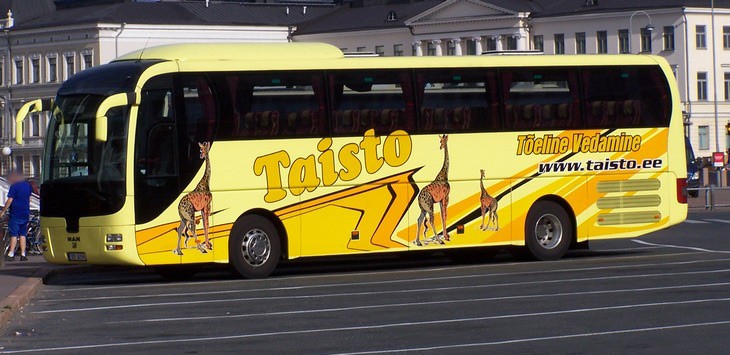 MAN coach Helsinki