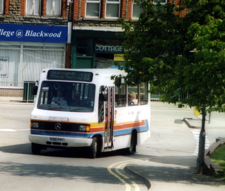 Stagecoach line 21 Blackwood via Pontypool