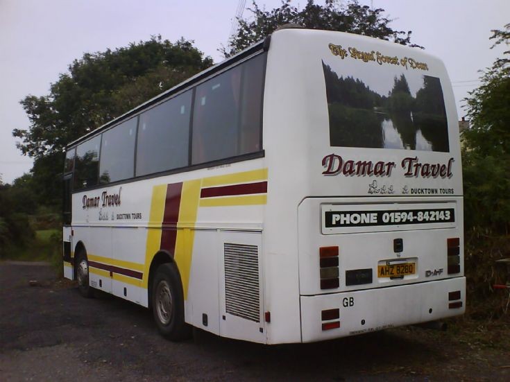 this is the back of damars bus