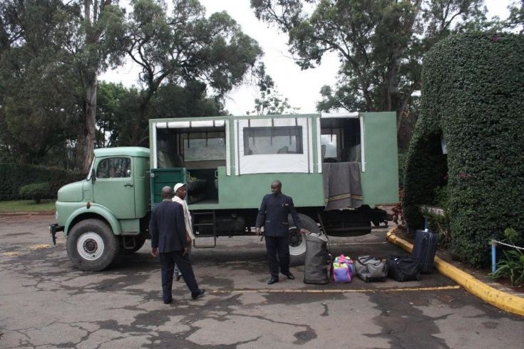 A Mercedes in Kenya