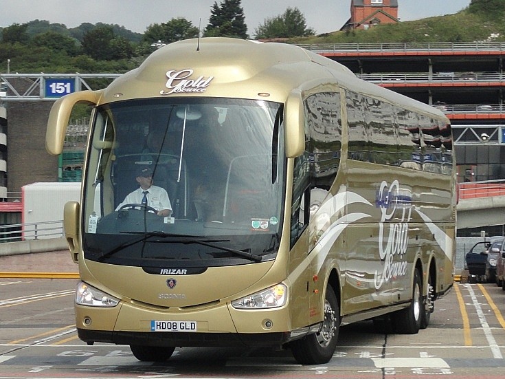 Golden Scania Irizar coach