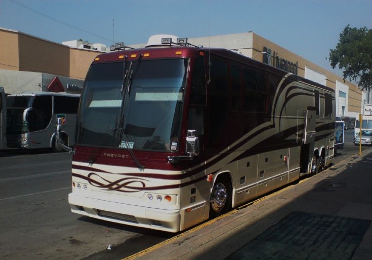 Prevost bus in Mexico