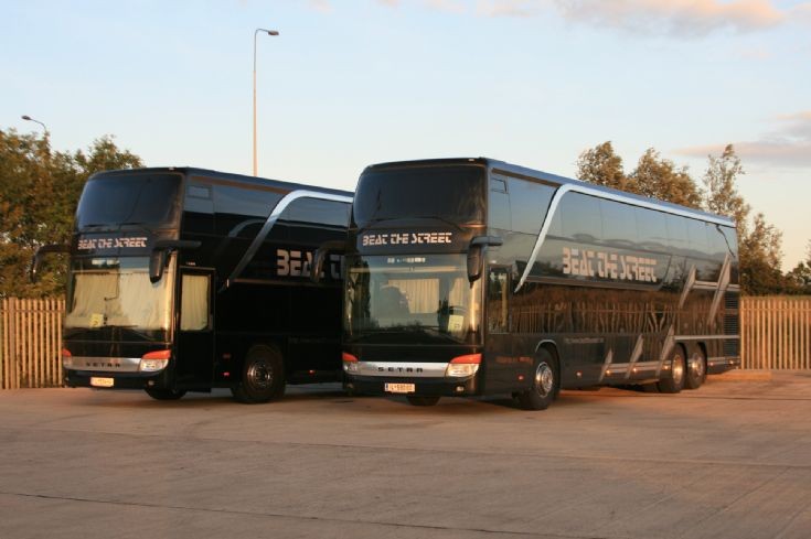 Beat the Street double deck coaches
