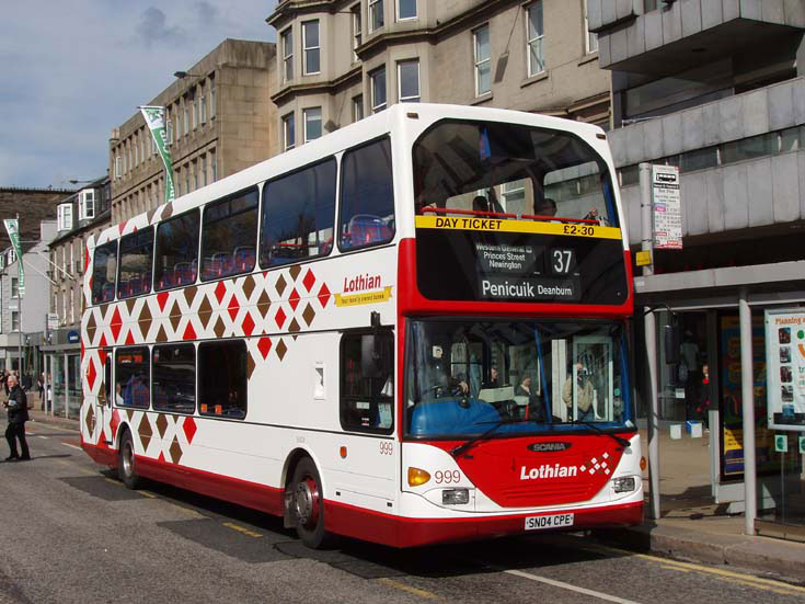 Lothian Scania double-decker line 37 to Penicuik