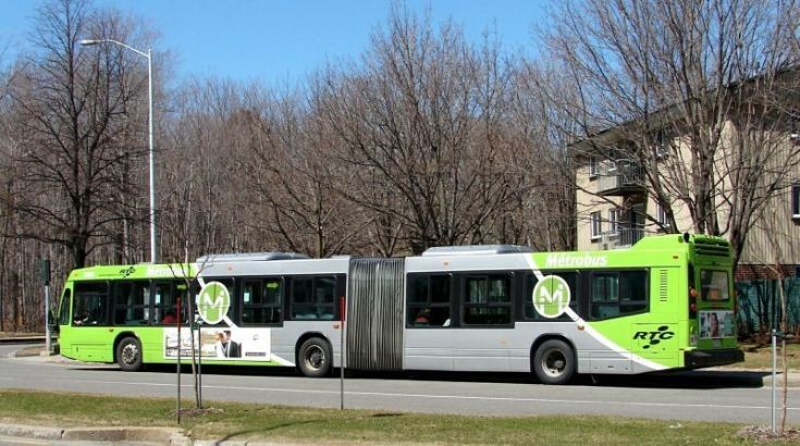 Novabus articulated bus