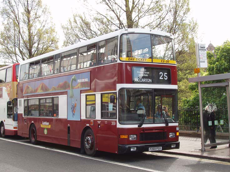 Lothian bus line 25 Riccarton on Princes Street