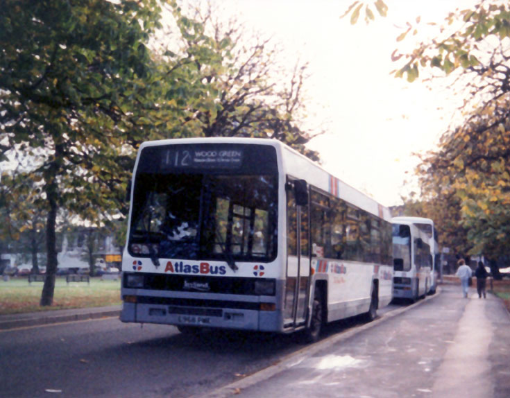 Atlas Bus leyland single deck bus 112 Wood Green