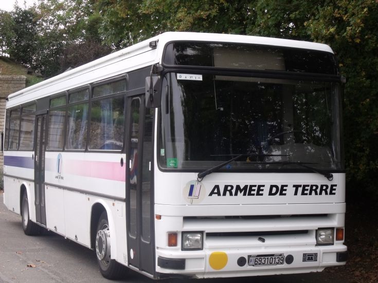 Military bus for firemen.