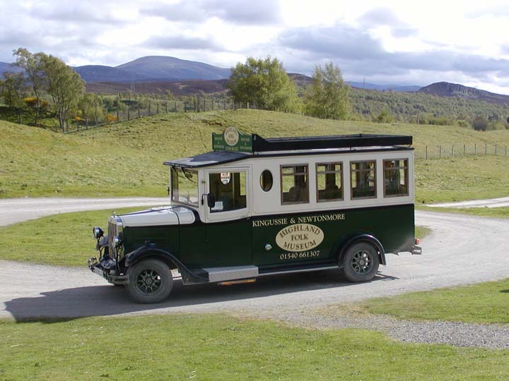 Highland Folk Museum Newtonmore Scotland Bus