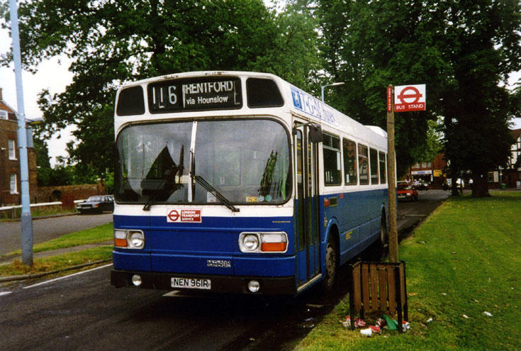 Leyland National bus at bus stand