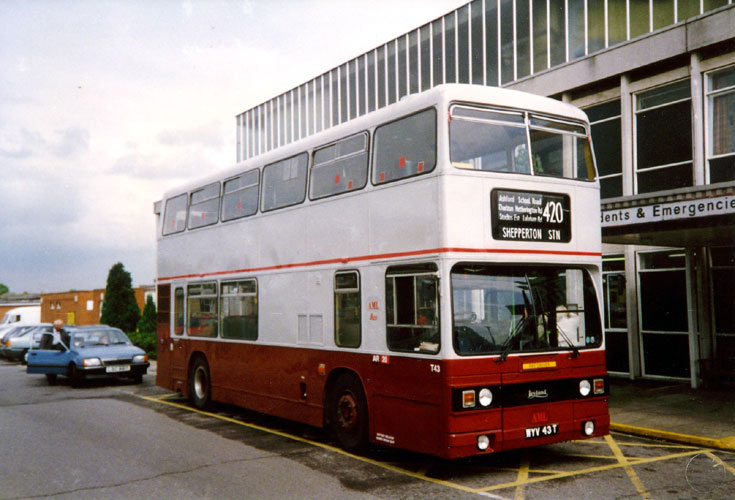 Picture of Leyland Titan double decker bus