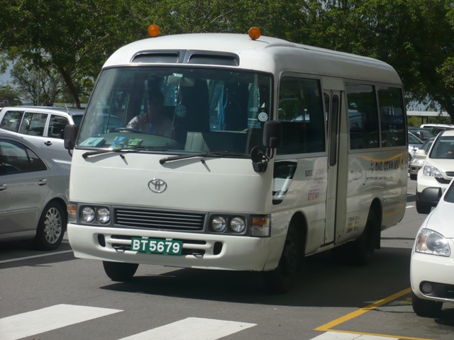 Toyota Coaster rental bus