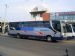 Bus on garage
