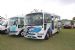 Nissan and Mitsubishi rosa buses