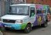 Graffitied Mini Bus