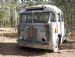 40s White semi trailer bus Brisbane Australia